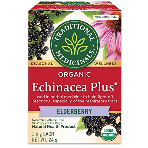 Traditional Medicinals - Organic Echinacea Plus Elderberry (16bg)