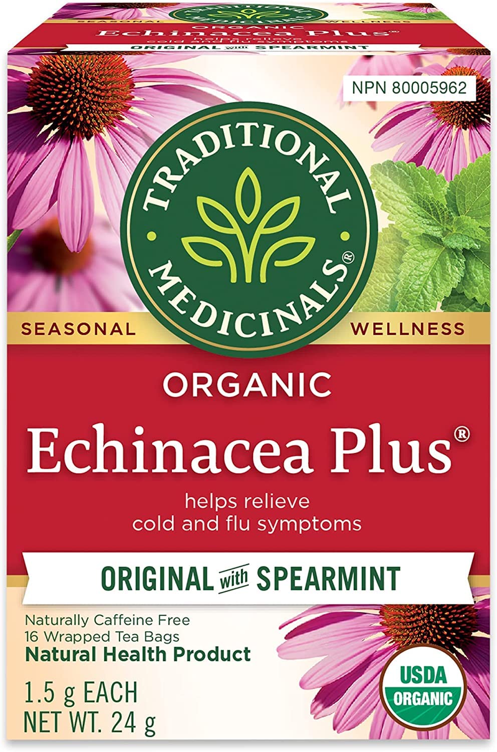 Traditional Medicinals - Organic Echinacea Plus (16bg)