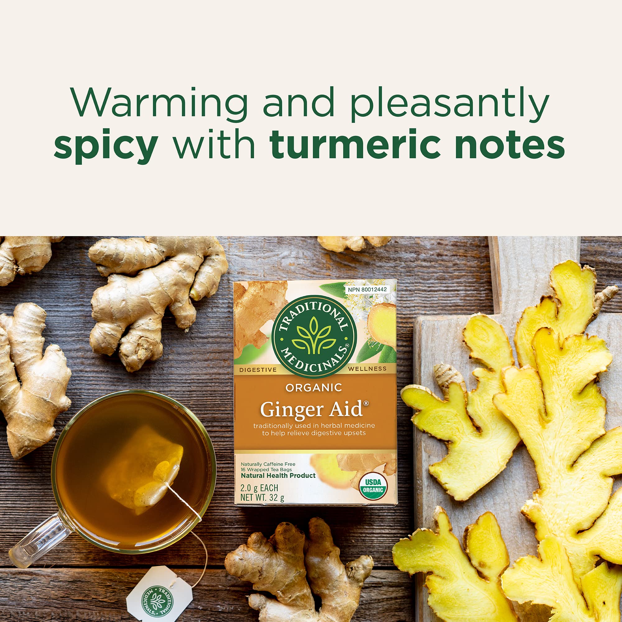 Traditional Medicinals - Organic Ginger Aid (16bg)