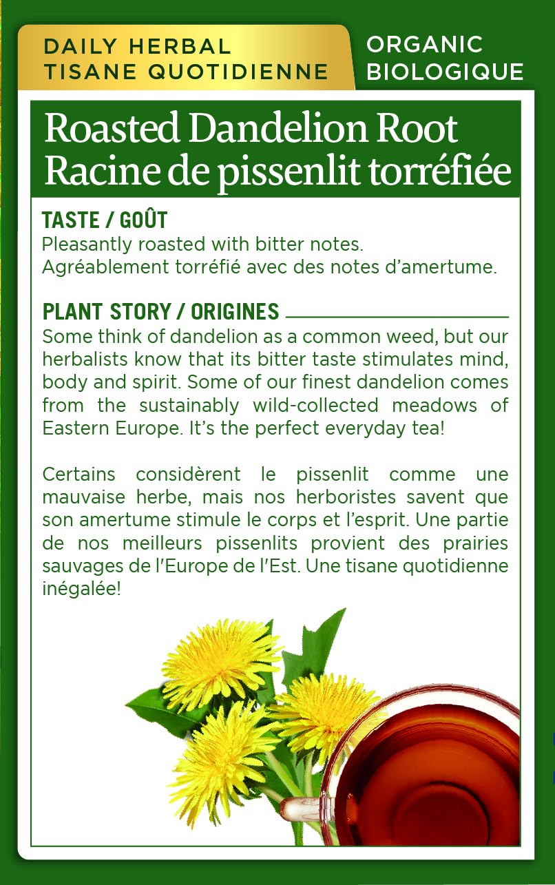 Traditional Medicinals - Organic Roasted Dandelion Root (16bg)