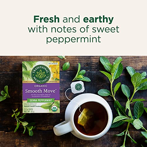 Traditional Medicinals - Organic Smooth Move Peppermint (16bg)