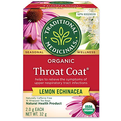 Traditional Medicinals - Throat Coat Lemon Echinacea (16bg)