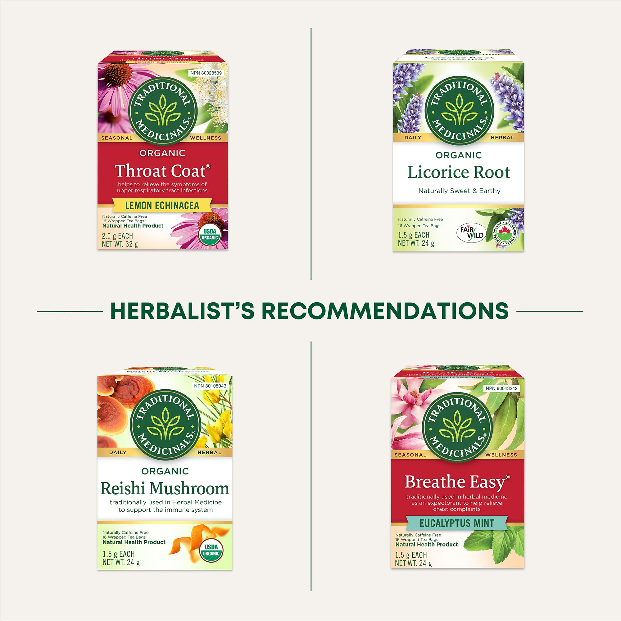 Traditional Medicinals - Organic Throat Coat (16bg)