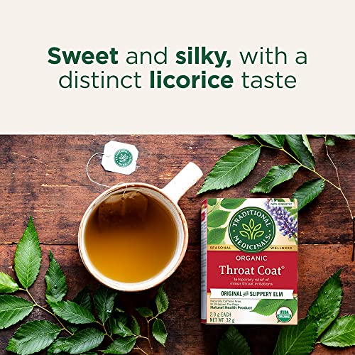 Traditional Medicinals - Organic Throat Coat (16bg)