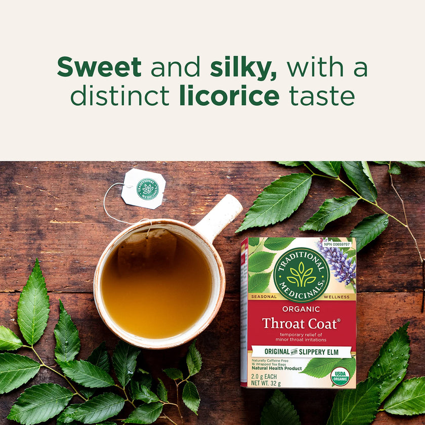 Traditional Medicinals - Organic Throat Coat (16bg)