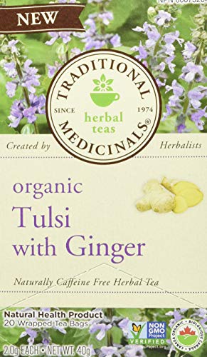 Traditional Medicinals - Organic Tulsi With Ginger (16bg)