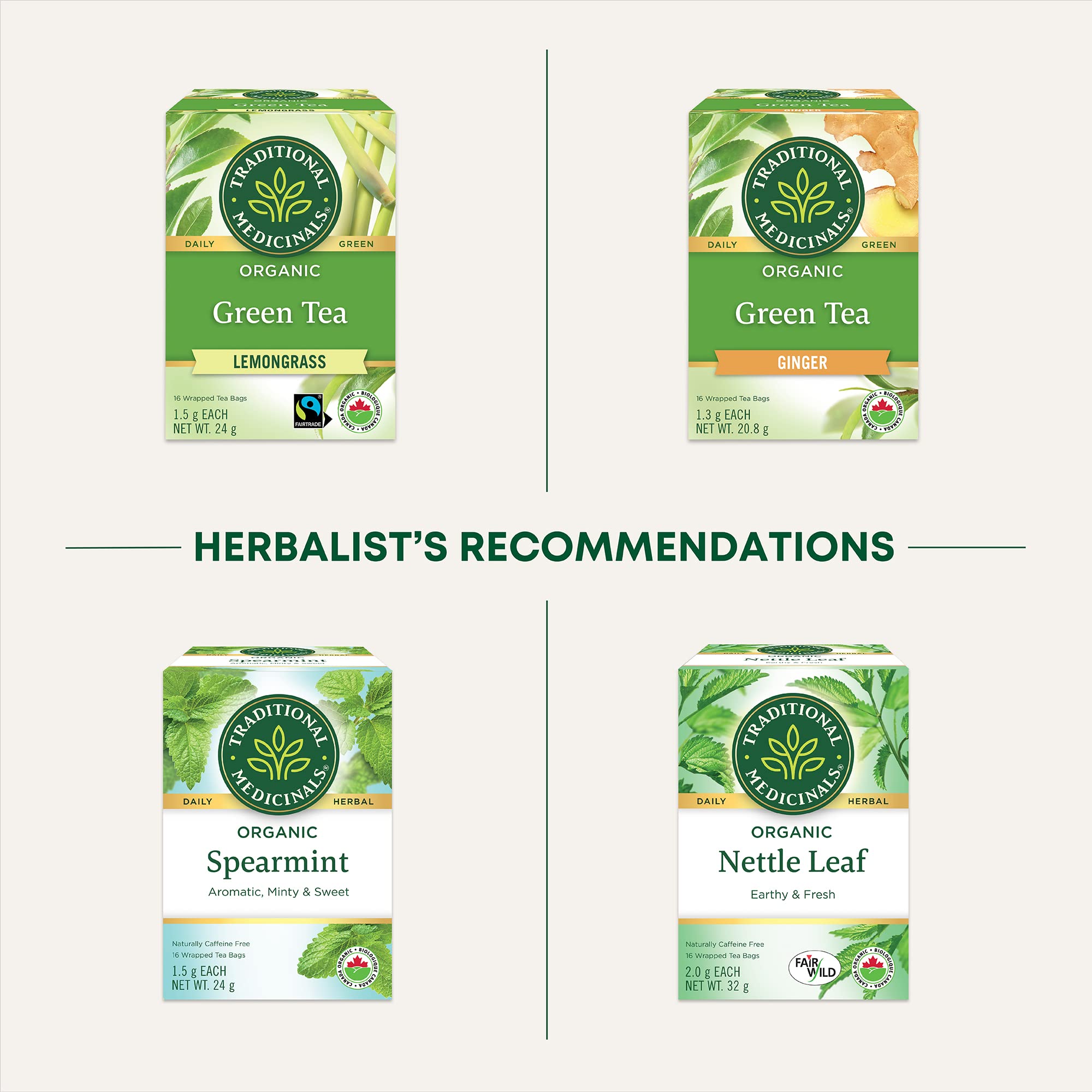 Traditional Medicinals - Organic Green Tea Matcha (16bg)