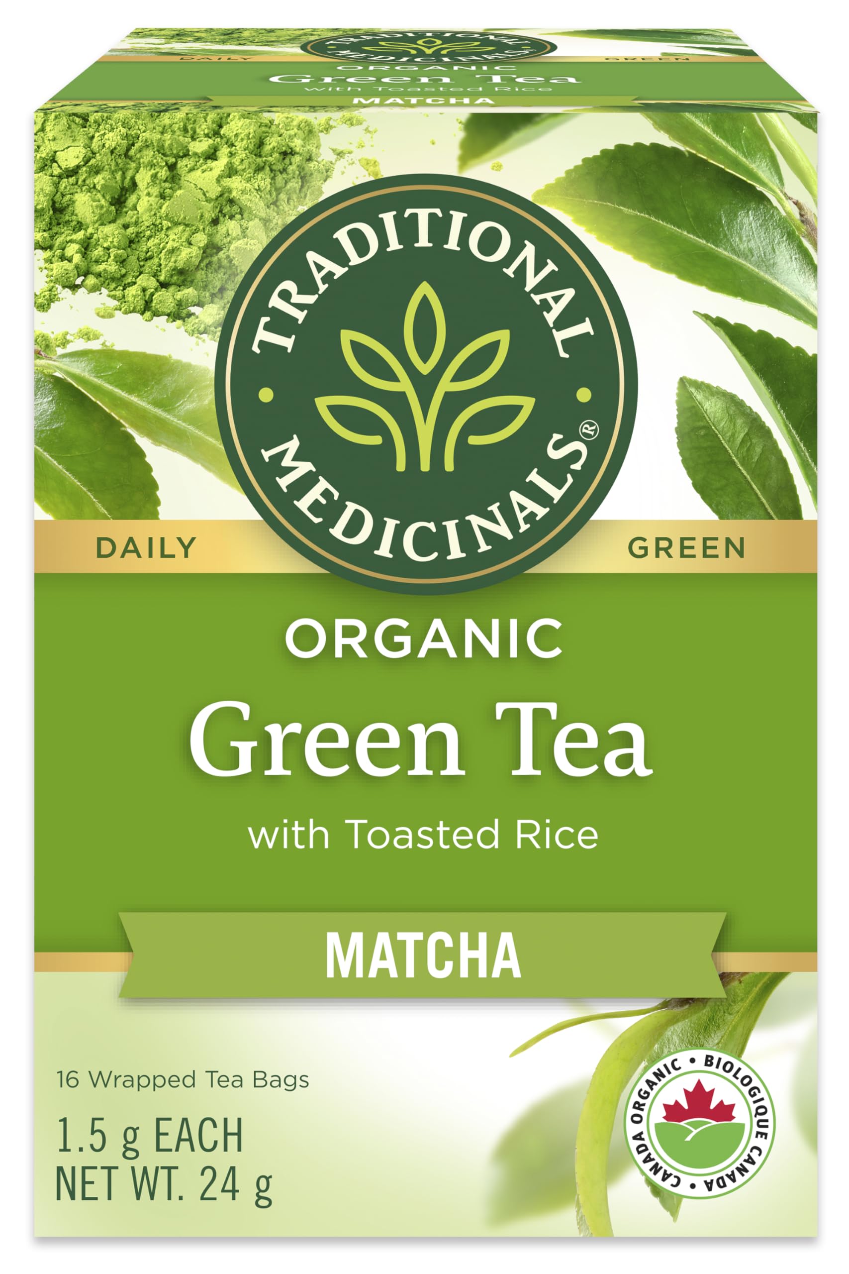 Traditional Medicinals - Organic Green Tea Matcha (16bg)