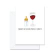 Congrats On Your Nine Months Of Sobriety! - Greeting Card