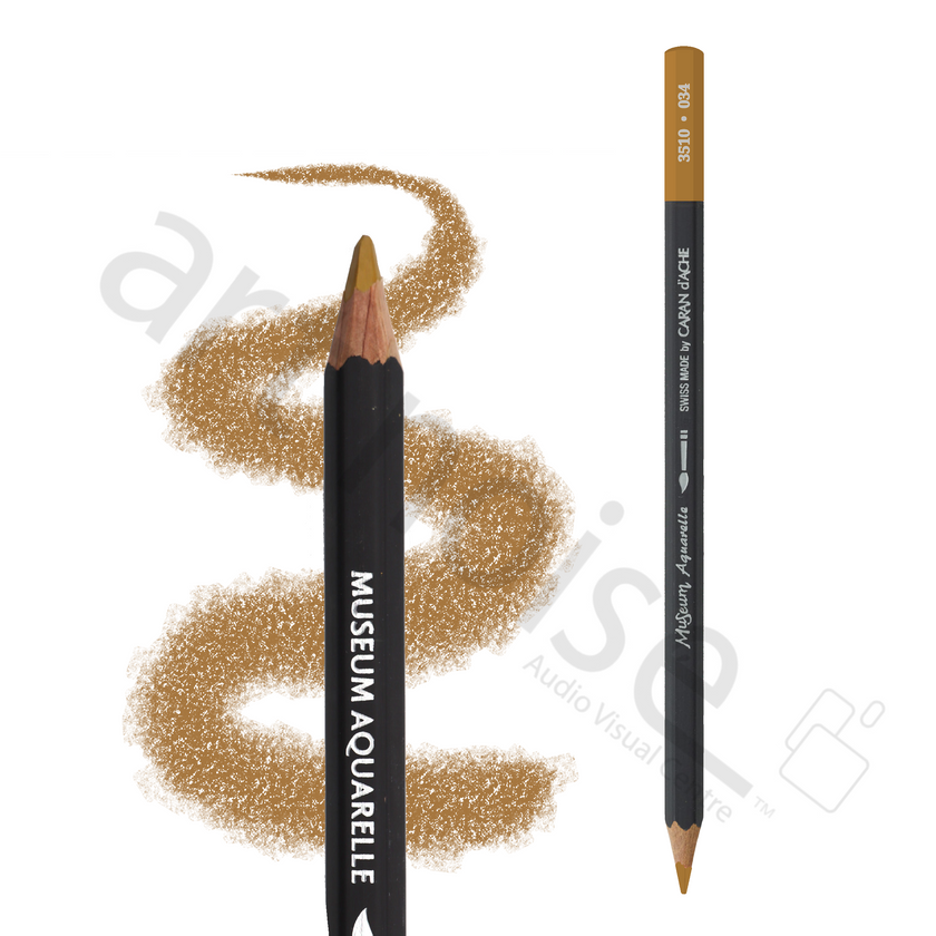 Caran d'Ache - Museum Watercolour Pencil - Browns and Ochres