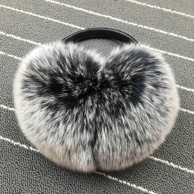 Warm Whole Skin Fox Earmuff Earmuffs Female