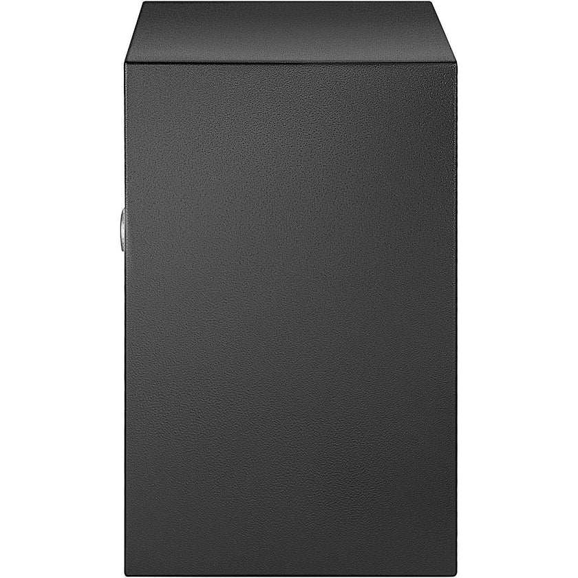 High Security Safe Box, 2.1 CU.FT Fingerprint Safe Box 2 Keys & Digital Keypad, Q235 Steel Safe Box
