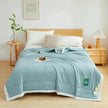 Washable Raw Cotton Summer Cooling Quilt Sage duvet cover
