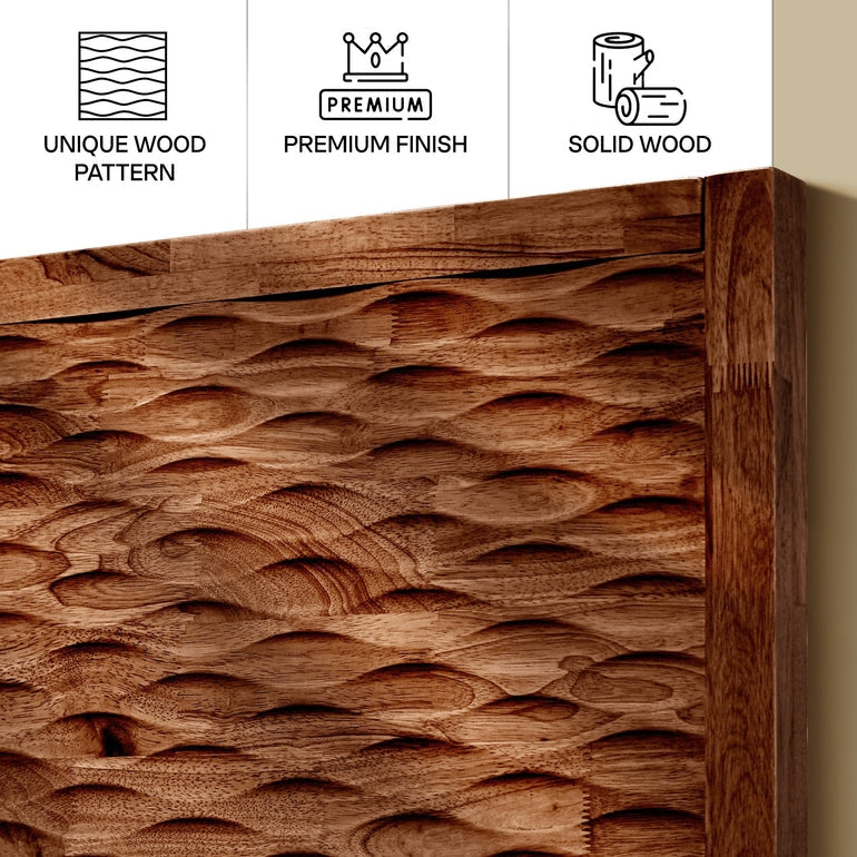 Elara Solid Wood Bed Frame