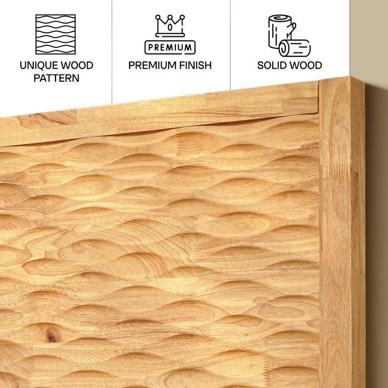 Elara Solid Wood Bed Frame