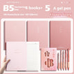 Gradient Colour Notebook – Aesthetic Pastel Student Notepad with Style Options