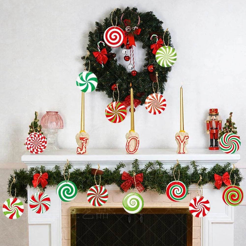 Christmas Party Christmas Tree Decorations Arrangement Candy Ornaments