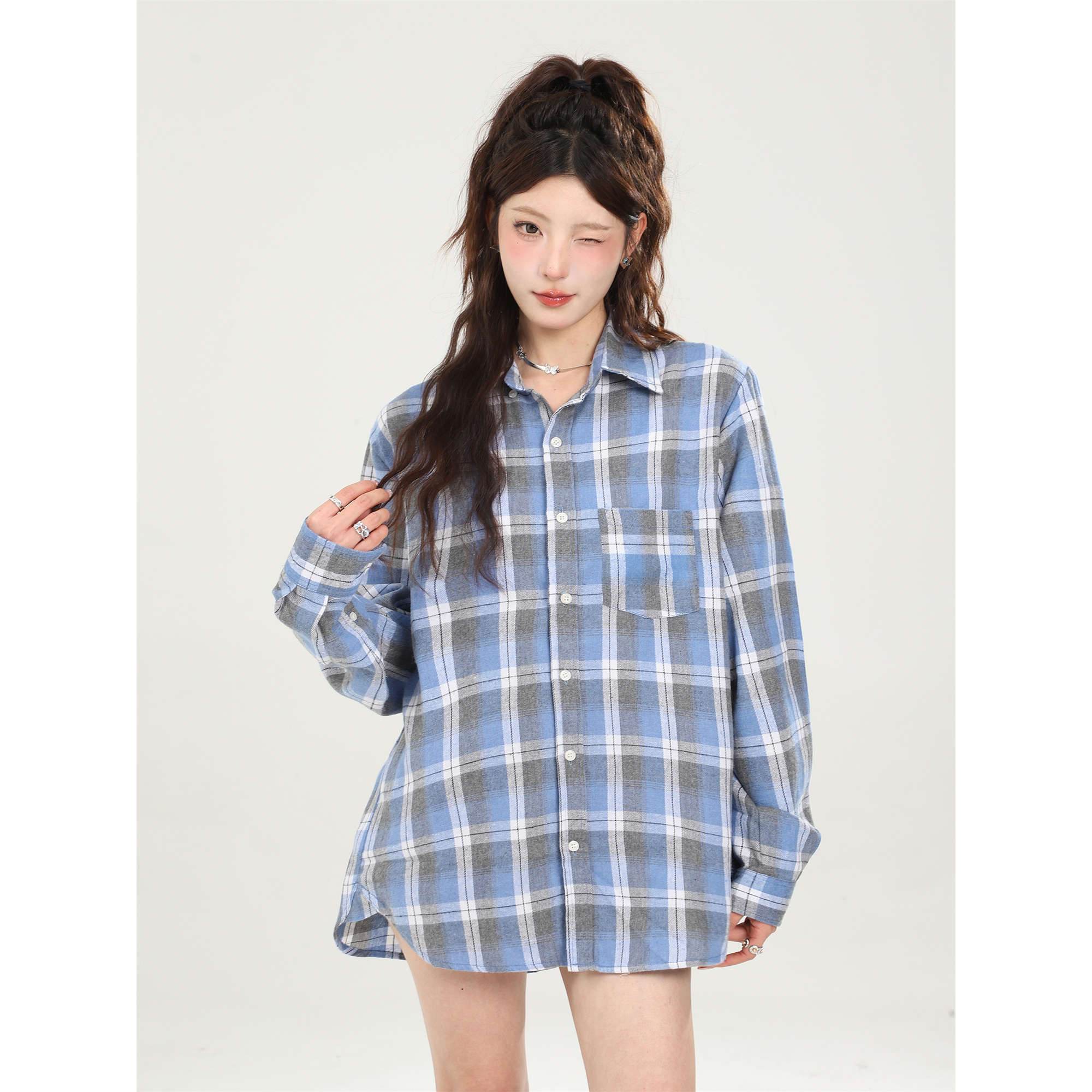 Retro Mid-length Sun Protection oversize Unisex outwear jacket and Coat Women