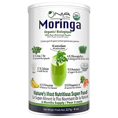 Nia Pure Nature - Organic Moringa Powder (454g)