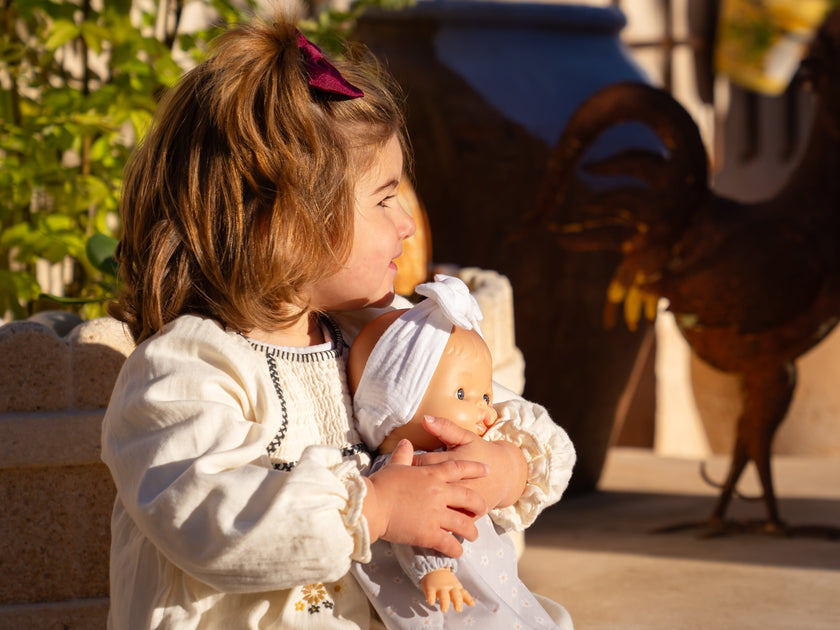 Baby Gordis - Raky with floral blouse and headband - Paola Reina