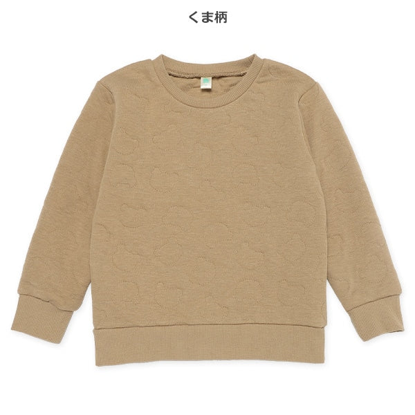 西松屋 ELFINDOLL キルトくま・くるまトレーナー 正規品