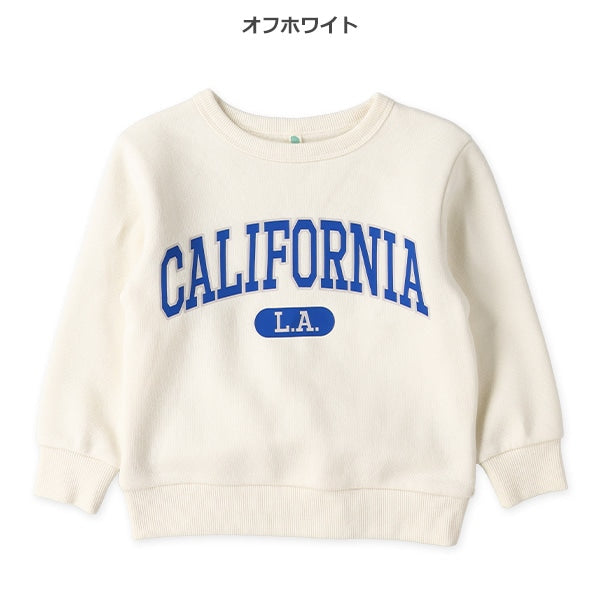 西松屋 ELFINDOLL 裏起毛カレッジプリントトレーナー 正規品