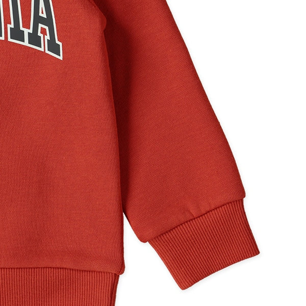 西松屋 ELFINDOLL 裏起毛カレッジプリントトレーナー 正規品