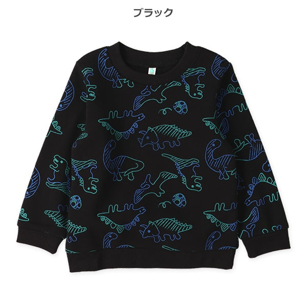 西松屋 ELFINDOLL 裏起毛恐竜ネオンカラートレーナー 正規品