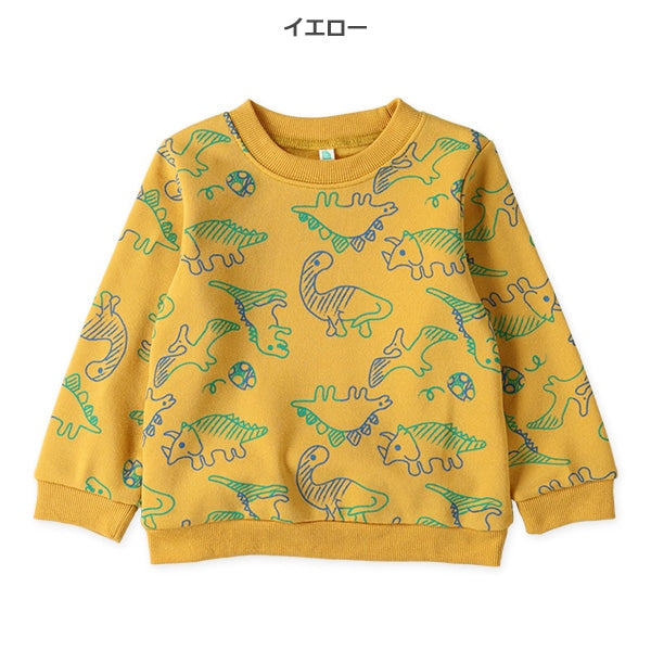 西松屋 ELFINDOLL 裏起毛恐竜ネオンカラートレーナー 正規品