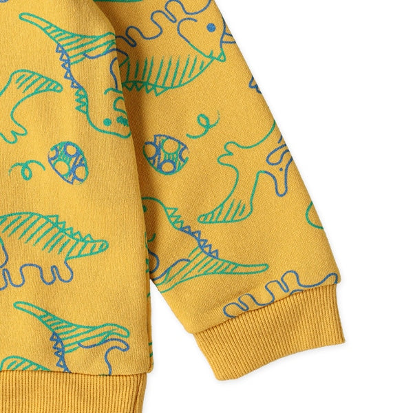 西松屋 ELFINDOLL 裏起毛恐竜ネオンカラートレーナー 正規品