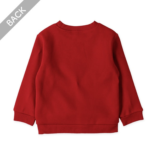 西松屋 ELFINDOLL 裏起毛くま刺繍トレーナー 正規品