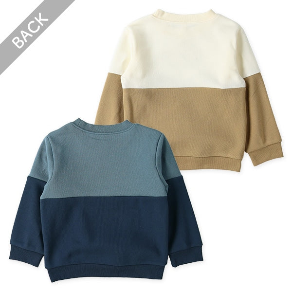 西松屋 ELFINDOLL 裏起毛切り替え胸プリントトレーナー 正規品