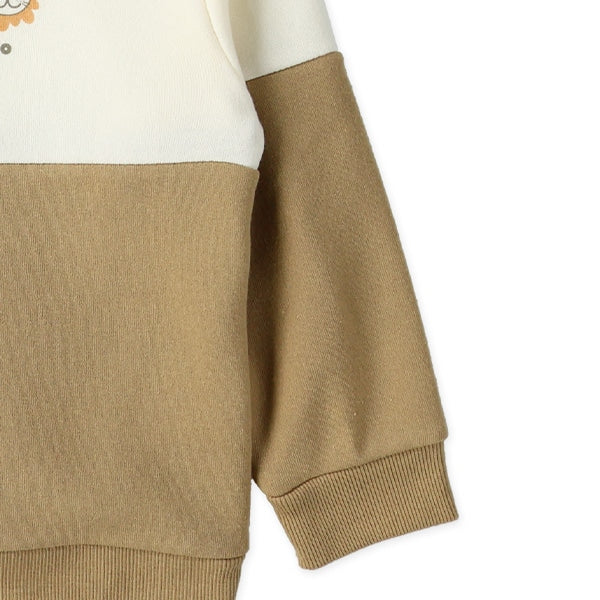 西松屋 ELFINDOLL 裏起毛切り替え胸プリントトレーナー 正規品