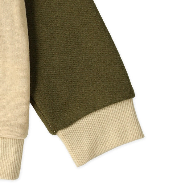 西松屋 ELFINDOLL 裏起毛くるま袖配色トレーナー 正規品