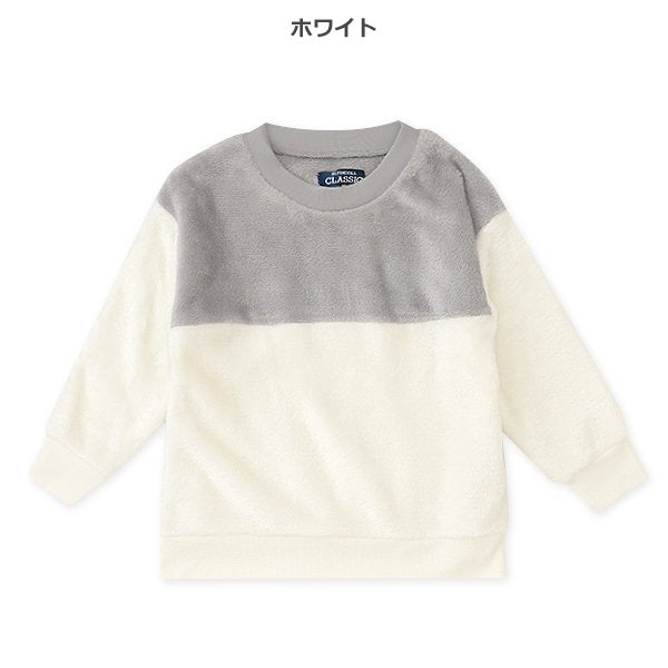 西松屋 ELFINDOLL CLASSIC コーラルフリース配色トレーナー 正規品