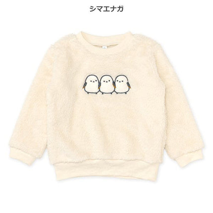 西松屋 ELFINDOLL シマエナガ・フェイスシャギートレーナー 正規品