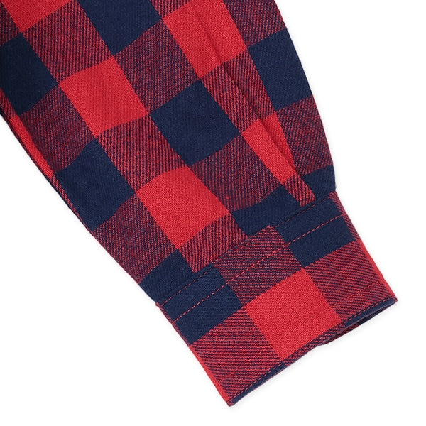 西松屋 ELFINDOLL CLASSIC ビエラチェック柄長袖シャツ 正規品