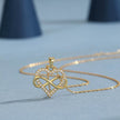 Unlimited Love Necklace Women Wrapped Love Valentine's Day Gifts All Match High-grade Can Not Be Dropped Collarbone Chain