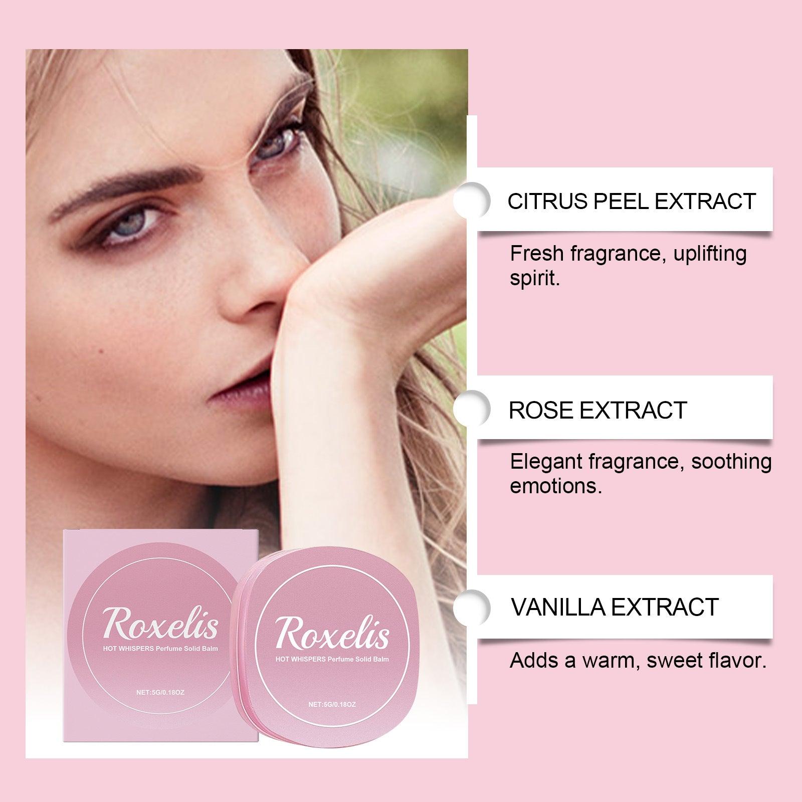 Solid Perfume Balm Stick – Long-Lasting Pocket Fragrance Balm in Lavender & Rose