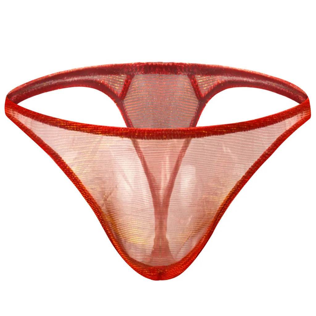 Men's Underwear Silk Spandex Briefs thong