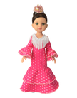 Las Amigas doll - Carol flamenca with pink dress - Paola Reina