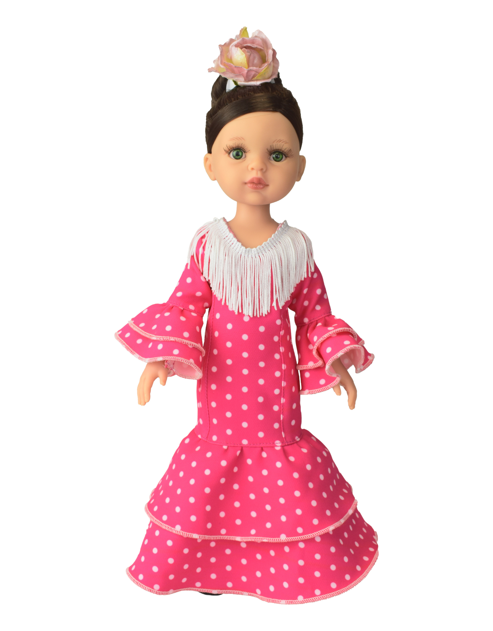 Las Amigas doll - Carol flamenca with pink dress - Paola Reina