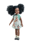 Las Amigas doll - Nora with dress-overalls - Paola Reina