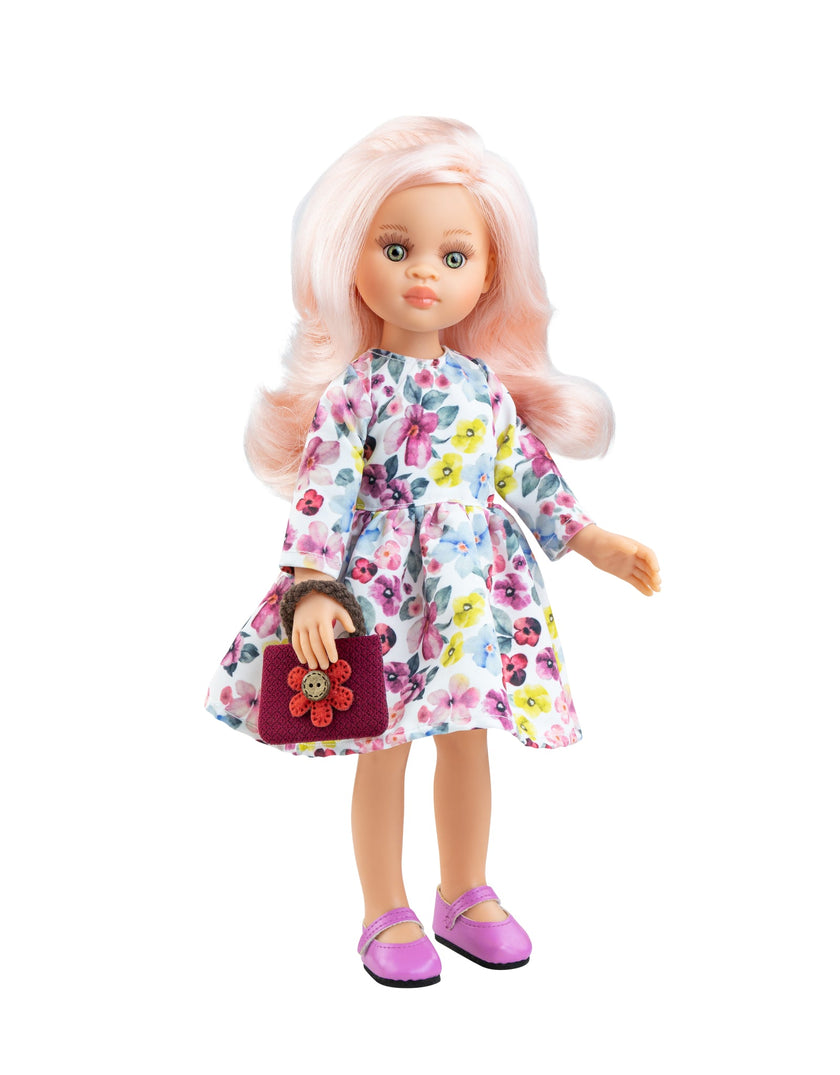 Las Amigas doll - Esme with floral dress - Paola Reina