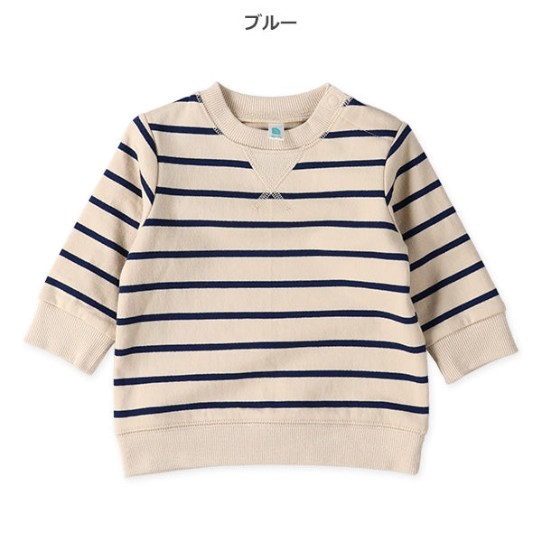 西松屋 ELFINDOLL 裏起毛ボーダートレーナー 正規品