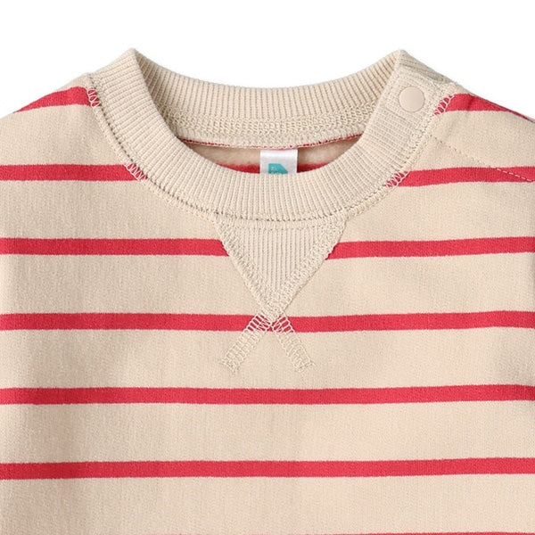 西松屋 ELFINDOLL 裏起毛ボーダートレーナー 正規品