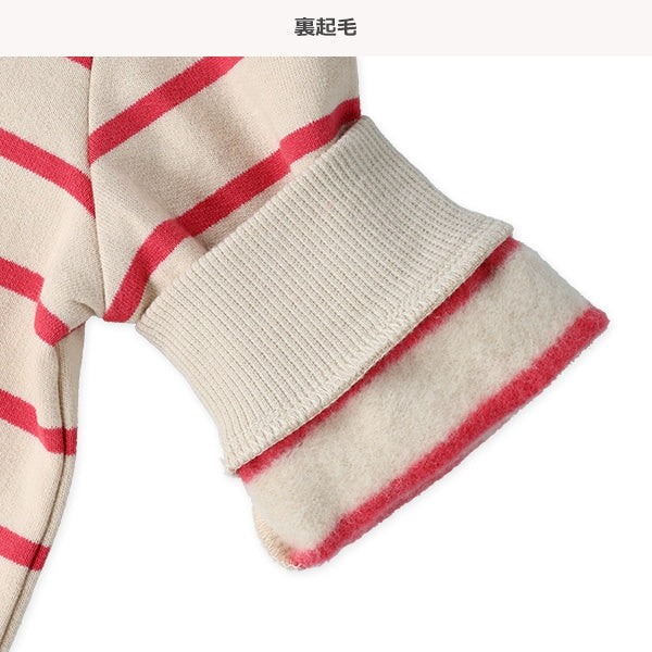 西松屋 ELFINDOLL 裏起毛ボーダートレーナー 正規品