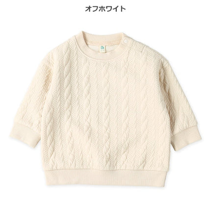 西松屋 ELFINDOLL ケーブルキルトトレーナー 正規品