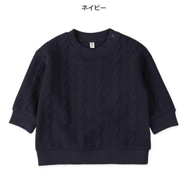 西松屋 ELFINDOLL ケーブルキルトトレーナー 正規品