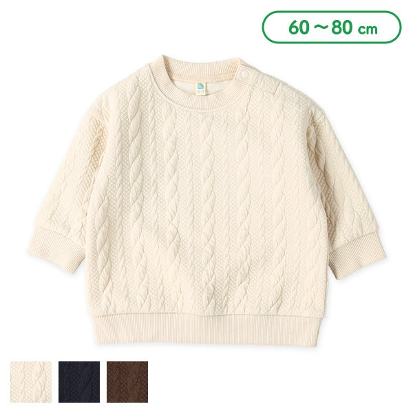 西松屋 ELFINDOLL ケーブルキルトトレーナー 正規品